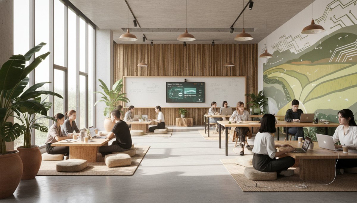 ベトナムアグリテックスタートアップのオフィス風景