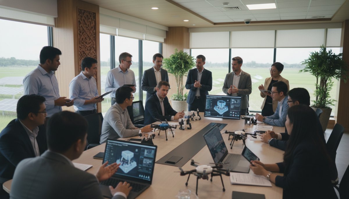 国際的なアグリテック協力とベトナム進出の様子