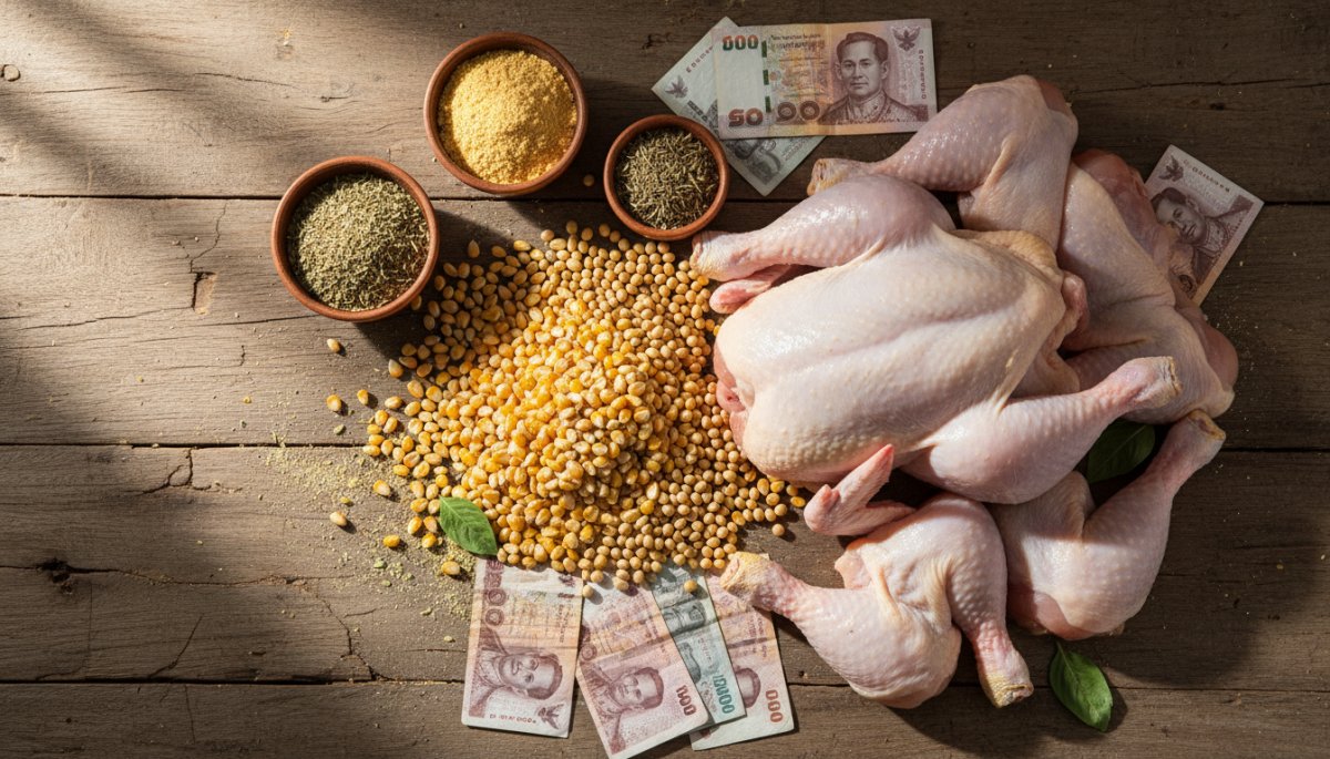 タイの鶏肉生産コスト構造と競争力分析