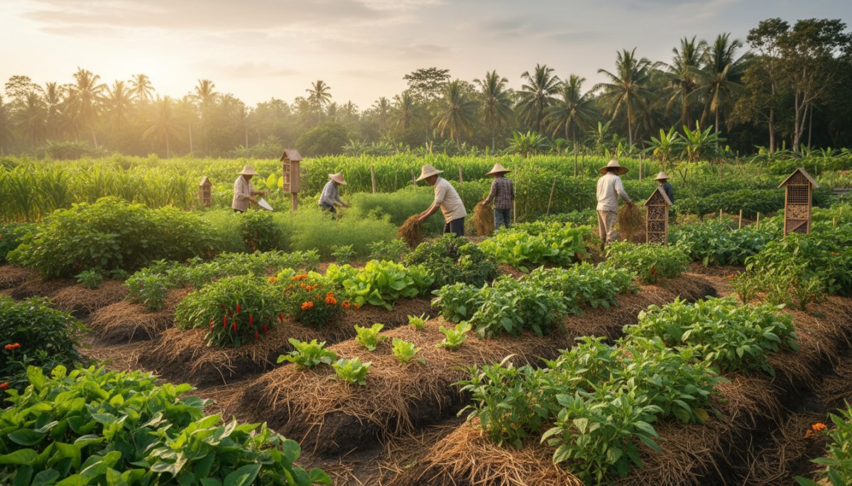 有機農業 アジア 環境負荷低減 持続可能な農法