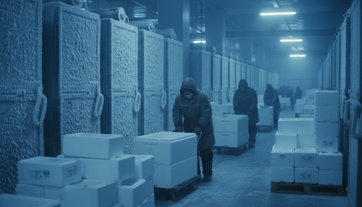 水産物のコールドチェーン物流システムと冷蔵施設