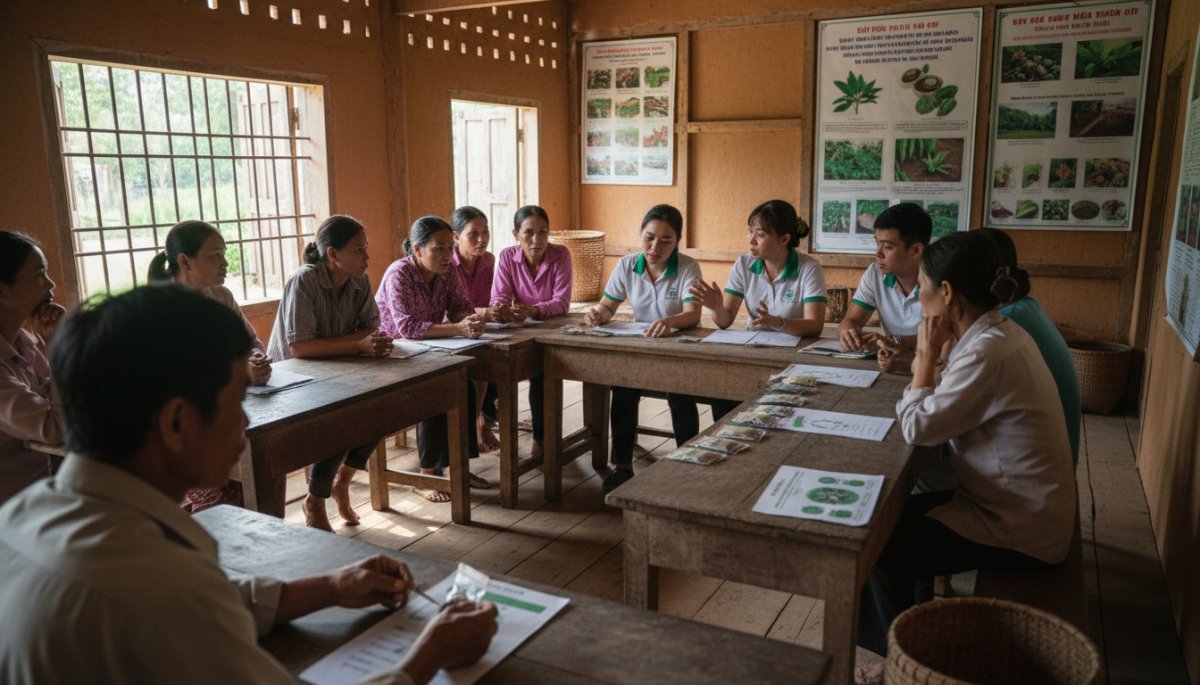 ベトナム農業協同組合の小規模農家支援活動