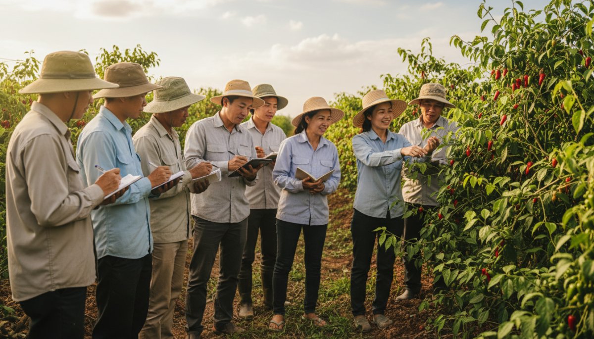 ベトナムと日本の農業技術交流