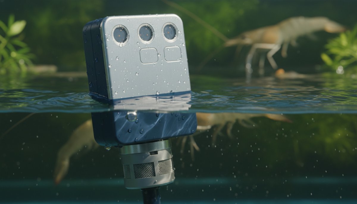 エビ養殖の水質モニタリングシステム