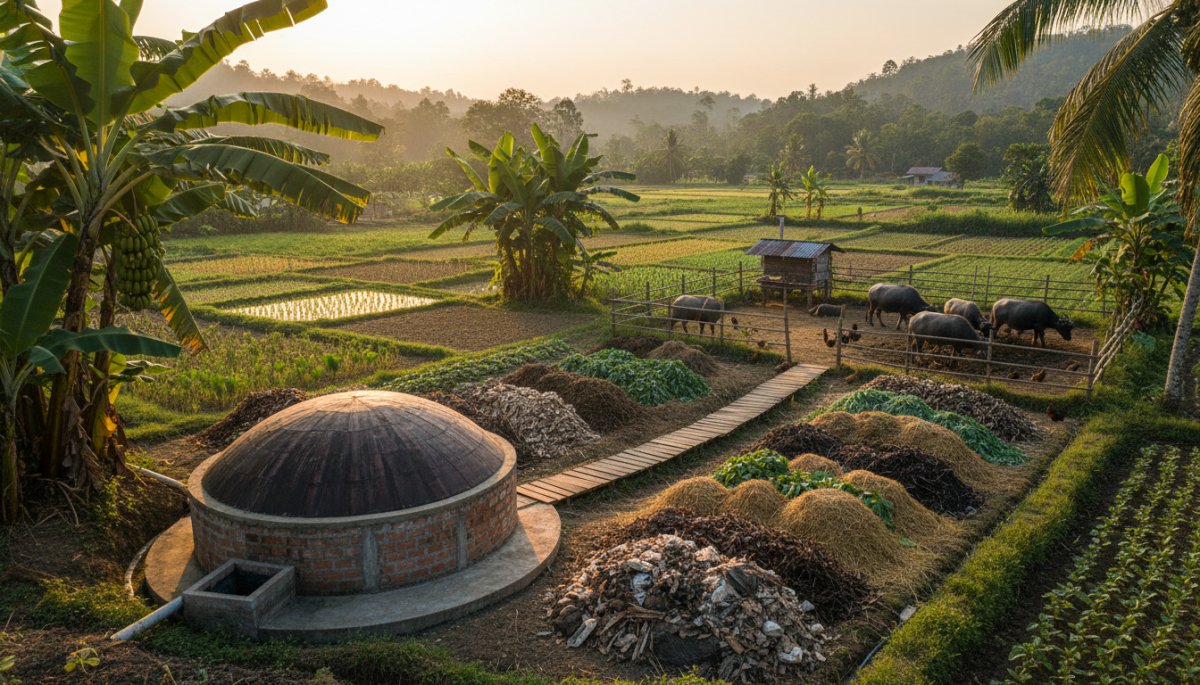 バイオマスエネルギーを活用した循環型農業