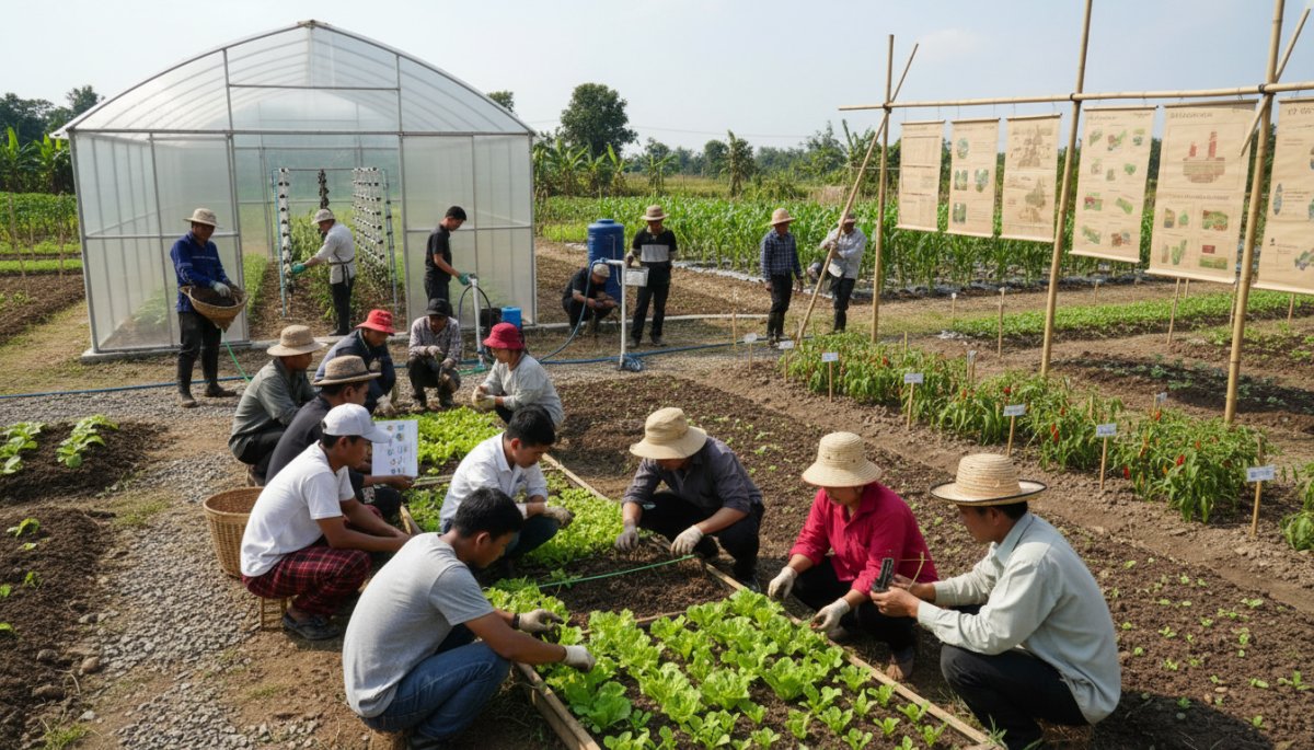 国際協力による農業技術支援の現場