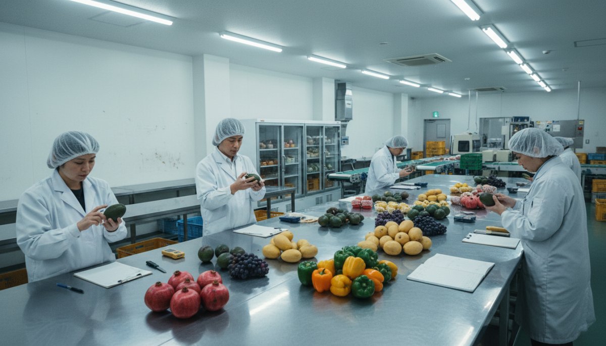 日本市場の農産物品質基準と検査プロセス