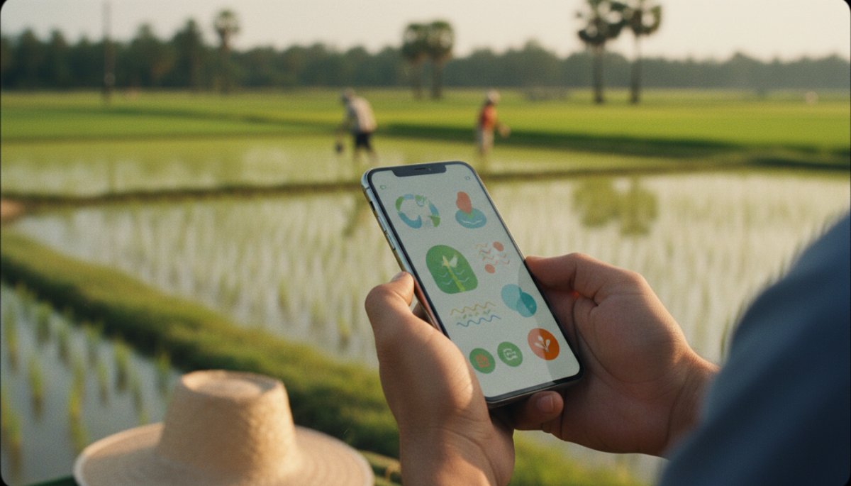 スマートフォンを使った農業管理アプリ