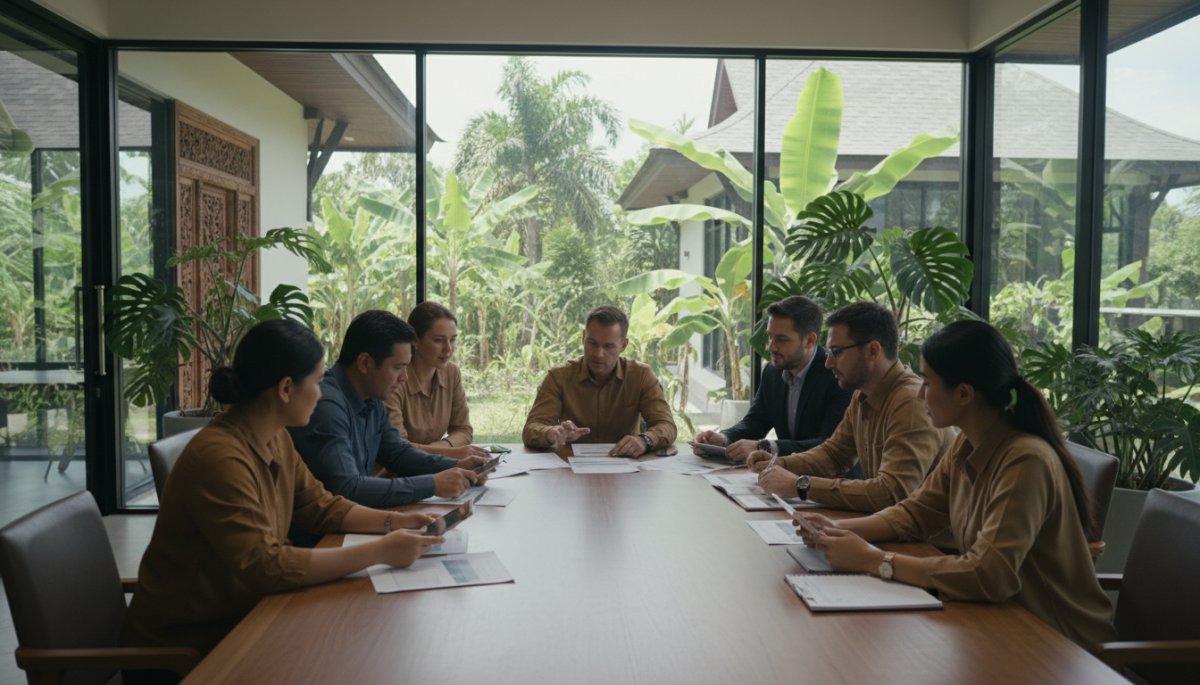 東南アジアの農業現場でのビジネスパートナーシップと協力関係