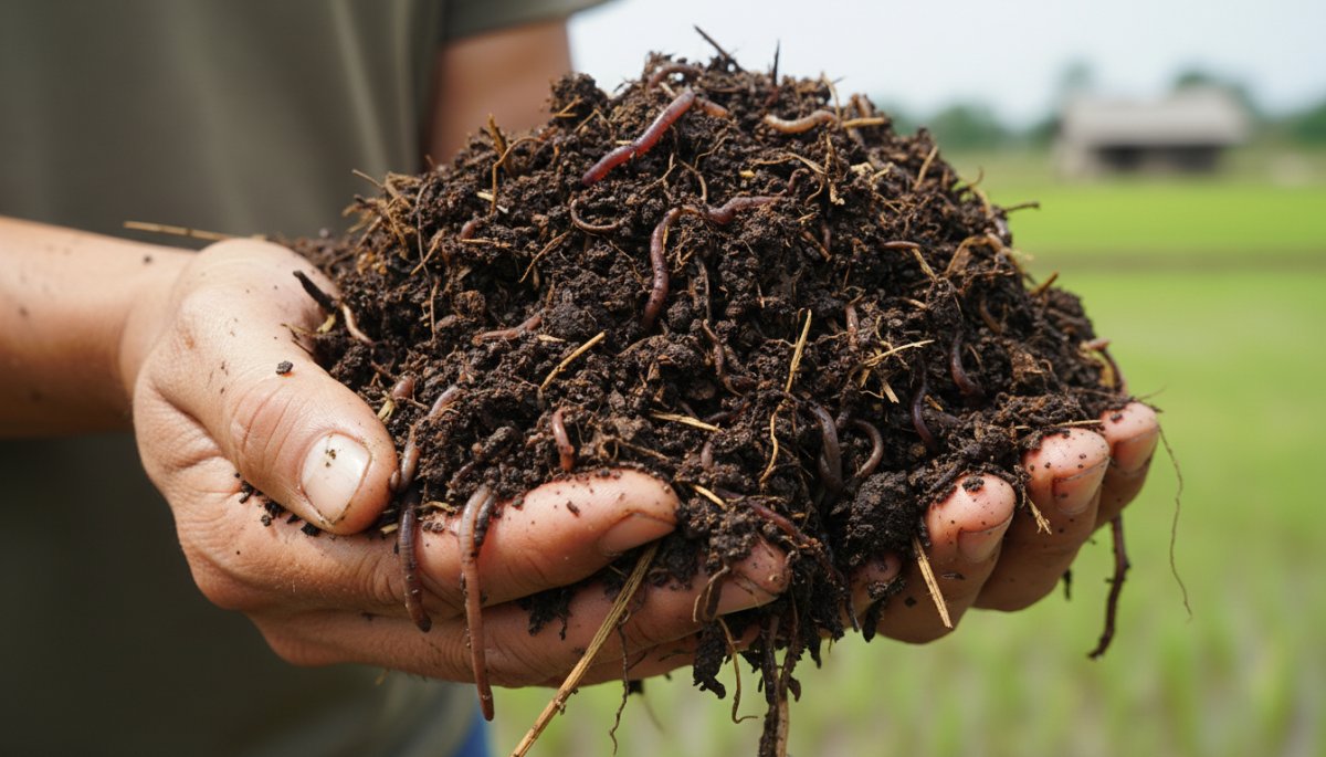 ベトナム 土壌改良 堆肥 有機肥料