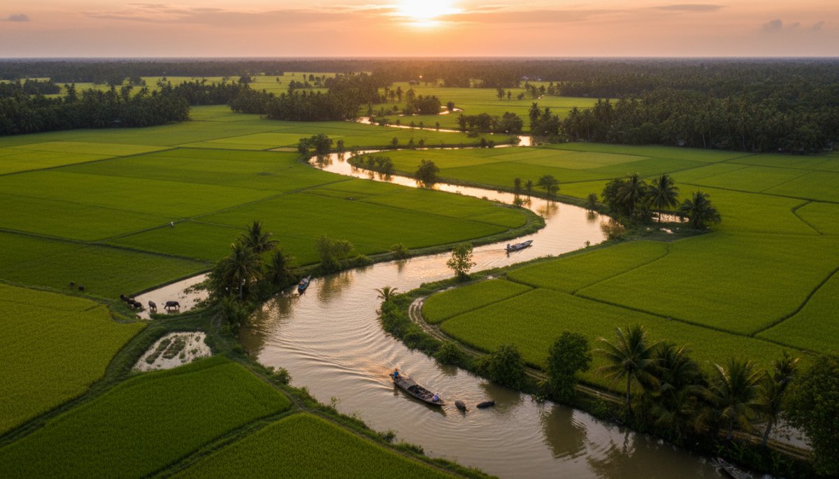 メコンデルタとは？ベトナム最大の農業地帯の特徴と8つの重要な役割を解説
